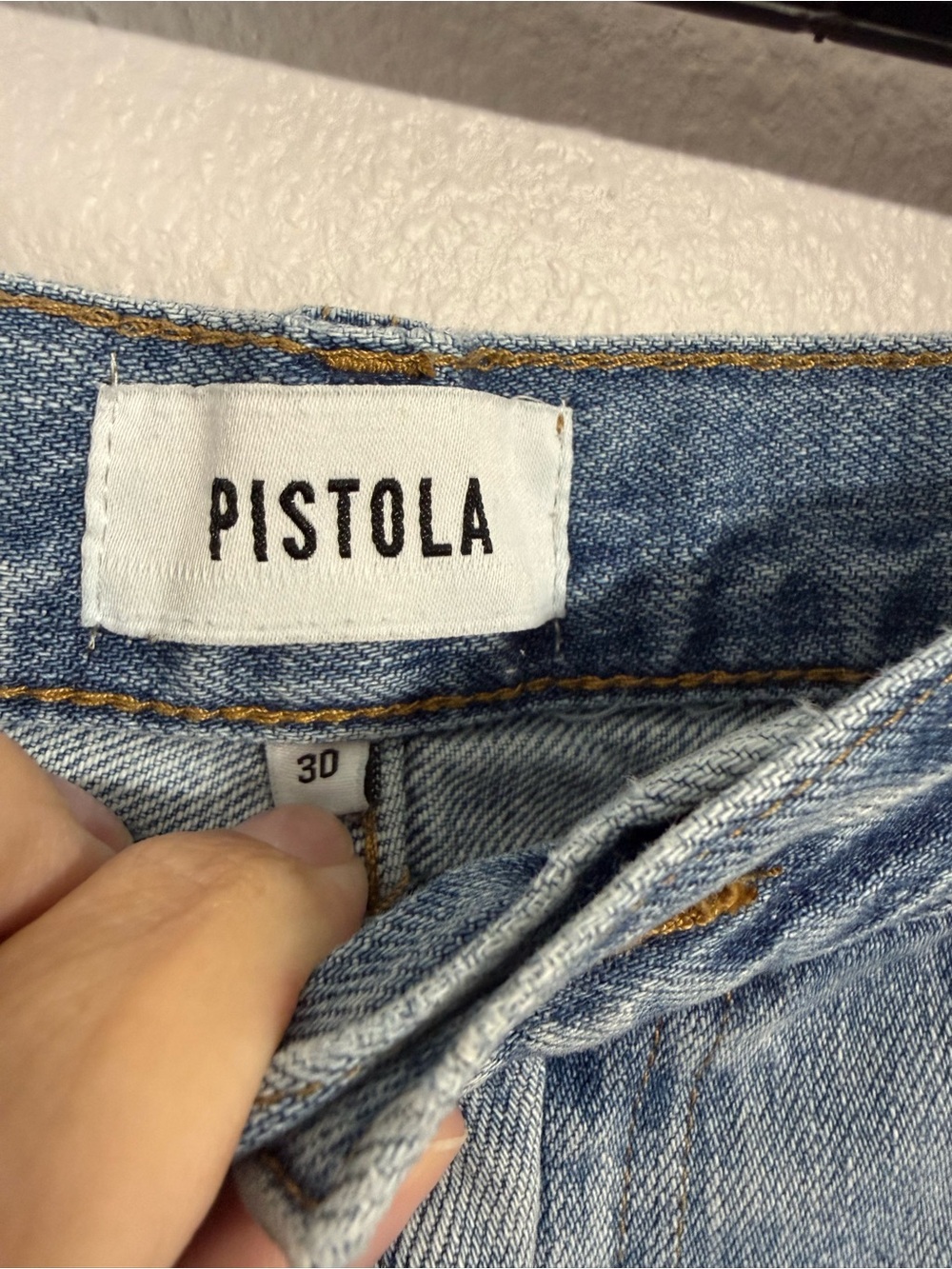 pistola Light Blue Distressed Boyfriend Jeans - Women - Picture 4 of 7